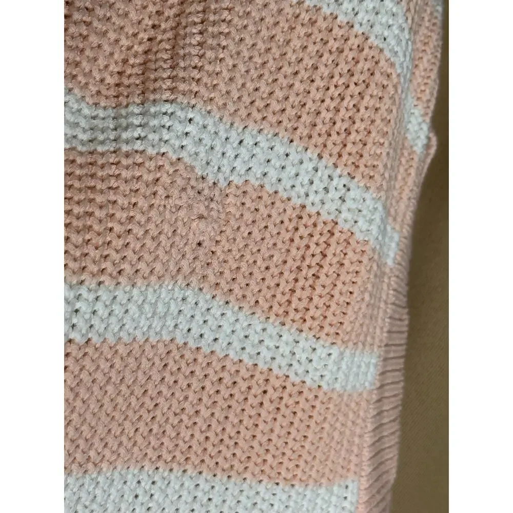 Emporio Armani Orange Striped Sweater Vest S